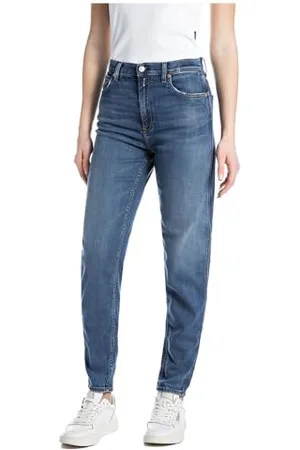 Replay Damskie dżinsy Baloon Fit High Waist Keida, , 31W / 28L