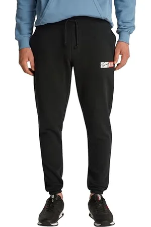 Tommy Hilfiger Męskie spodnie dresowe TJM Slim Entry DM0DM20277, czarne (czarne), M, , M