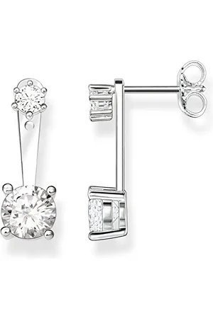 Thomas Sabo Kolczyki damskie na sztyfcie Glam & Soul wysokiej próby 925 cyrkonia biała H1926-051-14