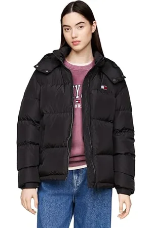Tommy Hilfiger Damska kurtka puchowa, TJW ALASKA PUFFER EXT DW0DW18610, czarna, XL, , XL