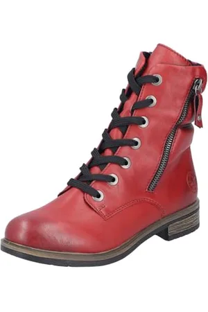Rieker Damskie buty sznurowane 72212, czerwone, 41 EU, , 41 EU