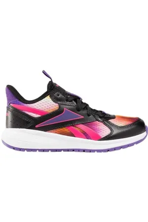 Reebok Dziewczęce buty sportowe Road Supreme 4.0, Czarny Dynamicpurple Boldpink, 32 EU