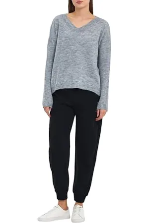 LTB Jeans Damski klasyczny sweter Gamode w kolorze szarym z poliakrylu - rozmiar XL, , XL