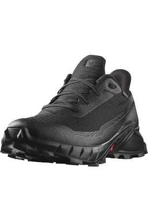 Salomon Męskie buty trekkingowe Alphacross 5 Gore-tex, Black Ebony, 41 1/3 EU