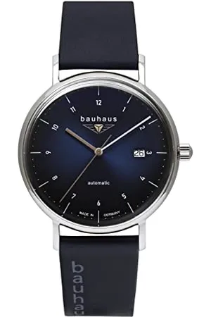 Bauhaus Męski zegarek męski automatyczny 2152 z datą i skórzanym paskiem, , onesize, Klasyczny