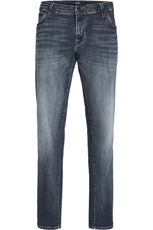 JACK & JONES Męskie dżinsy Plus Size Slim Fit Tim ICON JJ 057 50SPS, 2, 50W / 32L