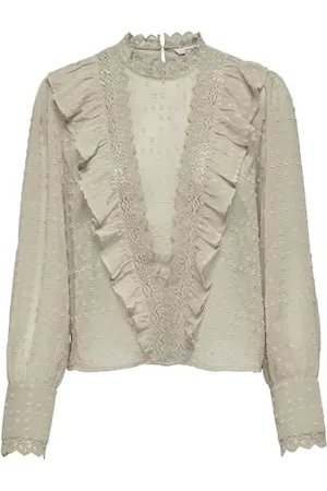 ONLY Onlsila Life Dobby L/S Top WVN, , M