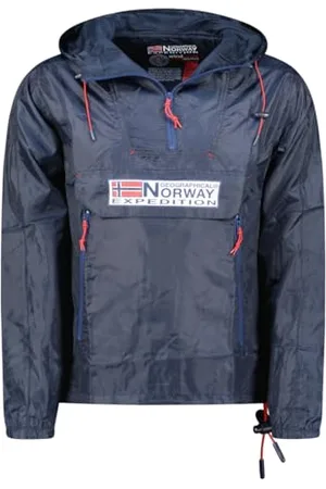 Geographical Norway Downcity męska kurtka wiatrówka outdoorowa, męska kurtka z długim rękawem, kurtka przeciwdeszczowa, na wędrówki, wiosna, lato, jesień, zima, ( L), , L