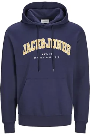 JACK & JONES JACK&JONES PLUS JJECALEB Varsity Sweat Hood NOOS PLS, , 3XL