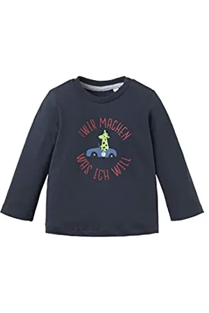 TOM TAILOR Unisex Baby koszulka z długim rękawem, Navy Blazer|Blue, 50/56