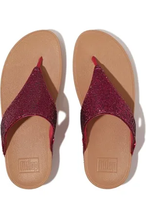 FitFlop Damskie sandały LULU Glitterball, różowe, 38 EU, , 38 EU