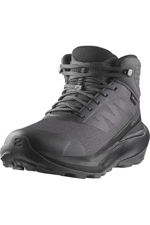 Salomon Damskie buty trekkingowe Elixir Tour Mid Waterproof, Asphalt Black Castlerock, 39 1/3 EU