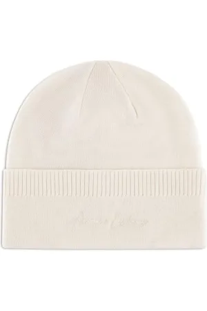 Armani Exchange Ophelia damska czapka beanie z logo Signature On Tone, , jeden rozmiar