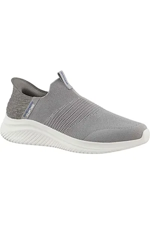 Skechers Ultra Flex 3.0 Smooth Step Męskie mokasyny zakładane bez użycia rąk, szary, 47.5 EU