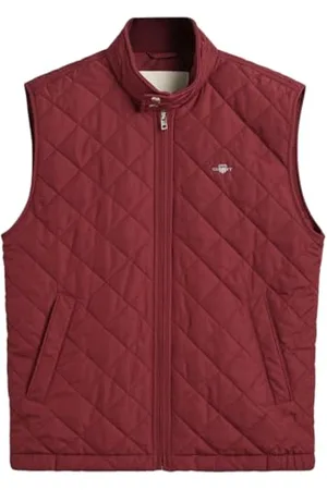 GANT Wiatroszczelna kurtka pikowana, bordowa, XL męska, , XL