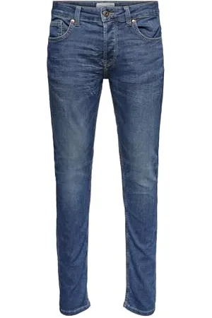 Only & Sons Męskie dżinsy Slim Fit ONSLOOM Blue Jog PK 8472 NOOS, Blue Denim, 33W / 30L