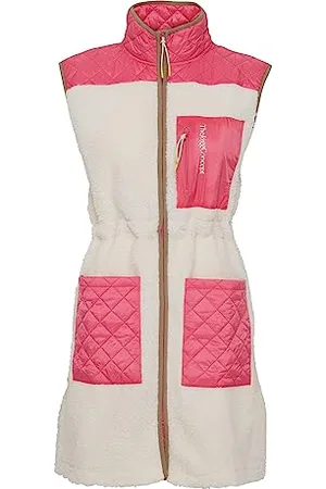 TheJoggConcept Damska kamizelka JCBERRI Long Waistcoat kamizelka, 201760/Azalea Pink Mix, XL, , XL