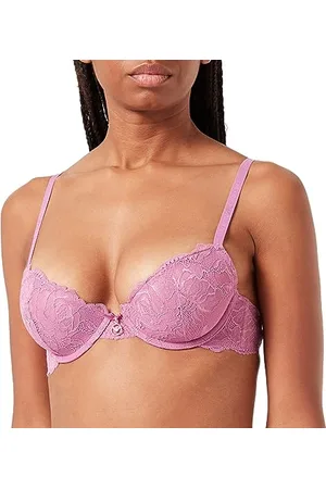 Emporio Armani Damski biustonosz push-up z wyjmowanymi wkładkami i 2 pętlami wiązki wiecznej, 34D, , 75D