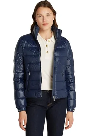 Tommy Hilfiger Damska kurtka puchowa LW DOWN FEMININE GLOSS WW0WW44980, niebieska, XXL, , XXL