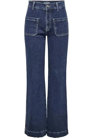 ONLY ONLJUICY HW Wide Pocket DNM Jeans CRO, , 32W / 32L
