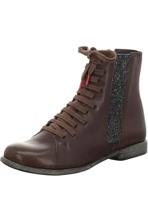 Think! Damskie buty AGRAT_3-000625 garbowane bez chromu, zrównoważone botki, , 38,5 EU