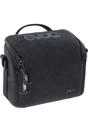 Evoc CB 3 torba fotograficzna na ramię (wydajna wyściółka, wodoodporna komora, wytrzymały materiał zewnętrzny niezawierający Pfc, w tym suwak T, wymiary: 10 x 14 x 20 cm, pojemność: 3 l), czarna