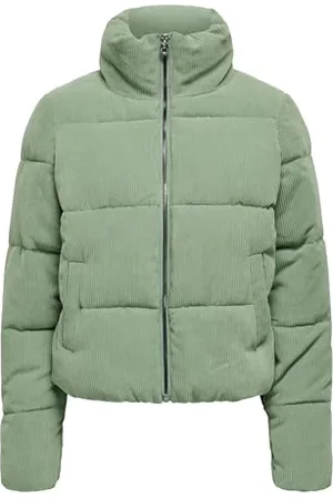 ONLY ONLNEWDOLLY Corduroy Puffer CC OTW damska kurtka pikowana, zielona, XL, , XL