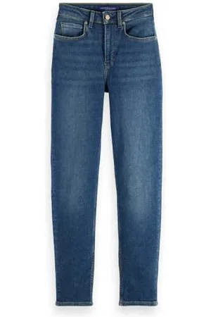 Scotch&Soda Damskie dżinsy Core High Five Super Stretch Slim Classic Blue, , 24W / 30L