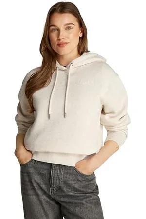 Tommy Hilfiger Damska bluza z kapturem MDRN REG CORP LOGO WW0WW43598, brązowy, XXS, , XXS