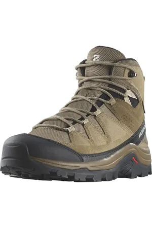 Salomon Męskie buty Quest Rove Gore-TEX Hiking Shoe, Kangaroo/Kelp/Black, 40 2/3 EU, Kangaroo kelp black, 40 2/3 EU