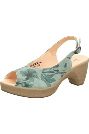 Think! Damskie sandały Zeppa_3-000754 zrównoważone sandały typu slingback, , 43 EU, , 43 EU