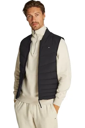 Tommy Hilfiger Kamizelka męska MIX QUILT MW0MW37680, czarna, XXL, , XXL