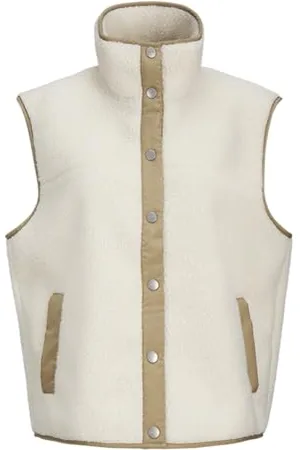 JACK & JONES Jxnellie Teddy Vest OTW kamizelka polarowa damska, , XL