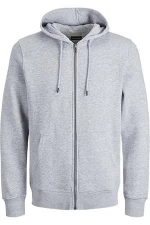 JACK & JONES JACK&JONES PLUS JJEBRADLEY Sweat Zip Hood NOOS PLS, , 4XL duże rozmiary