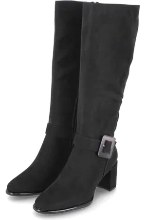 Marco Tozzi Damskie długie buty 2-25555-43 modne kozaki, Black Comb, 41 EU, , 41 EU