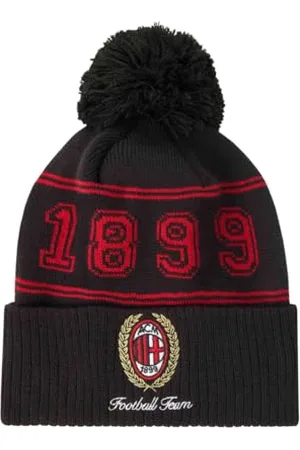 AC Milan Czapka 9FORTY New Era x College Collection Beanie Oficjalny produkt, czarny, uniseks-dorosły, , Taglia unica-XXS