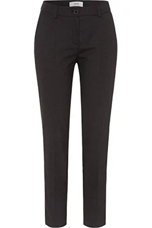 Brax Damskie spodnie wełniane BX_MARON, -W36/L32, , 36W / 32L