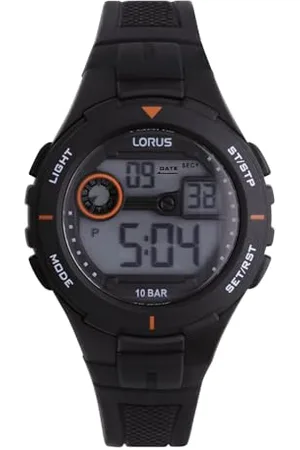 Lorus Męski cyfrowy zegarek kwarcowy z silikonową bransoletką R2381PX9