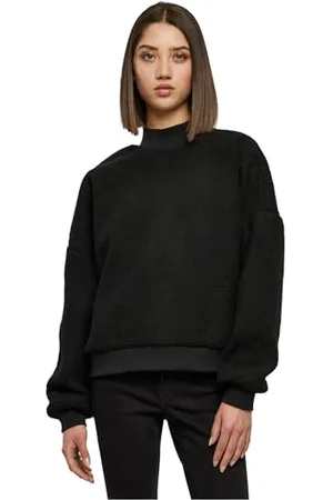 Urban classics Damska bluza damska Sherpa Crewneck Black XL, , XL