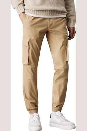 Calvin Klein Męskie spodnie cargo skinny fit z kieszeniami, , 33W