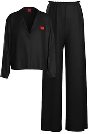 HUGO BOSS Zestaw długi_damski, czarny, L