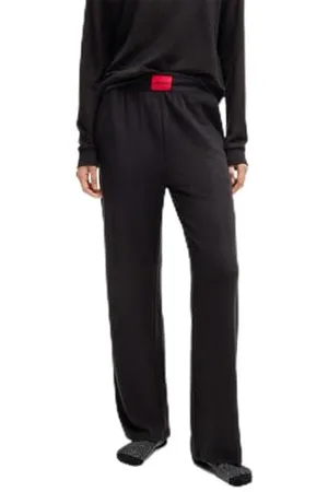 HUGO BOSS Damskie spodnie SNOOZIE_Pants Loungewear_Pant, Black1, , M