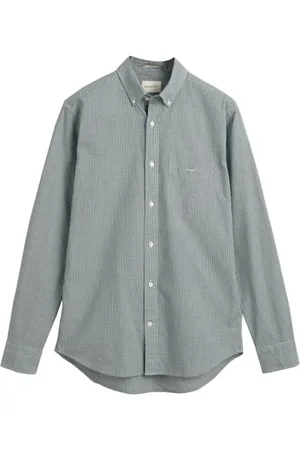 GANT REG POPLIN Micro Gingham Shirt, , XXL