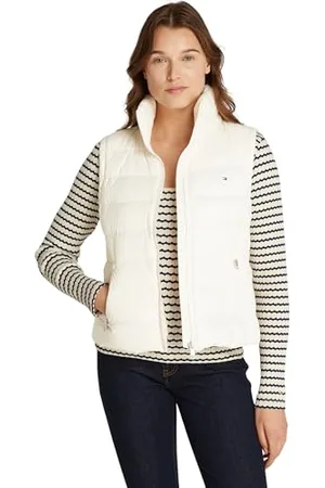 Tommy Hilfiger Damska kamizelka LW Down Kobieca Połysk, Żółta, S, , S