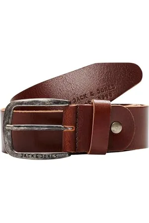 JACK & JONES Cinturón męski, , 80 cm (Herstellergröße: 80)