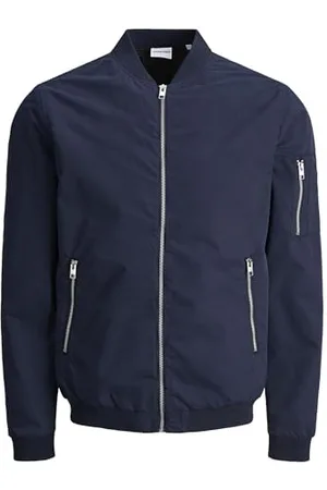 JACK & JONES Kurtka męska Bomber, granatowy blezer, XXL