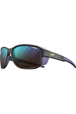 Julbo MONTEBIANCO 2 Okulary przeciwsłoneczne, Matt Black/Purple, L Unisex Dorosły, Matt Black/Purple, L