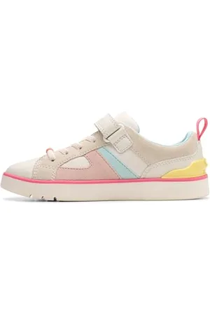 Clarks Premium Oslo Bright K. Oxford Flat, White Combi, 12.5 UK, , 12.5 UK