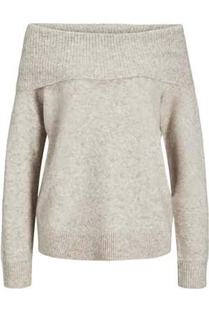 JACK & JONES Damska sukienka z dzianiny Jxminka Off Shoulder Knit, , M