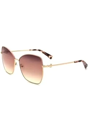 Longchamp Okulary przeciwsłoneczne dla dorosłych Unisex, Rose Gold/Brown Peach, rozmiar uniwersalny